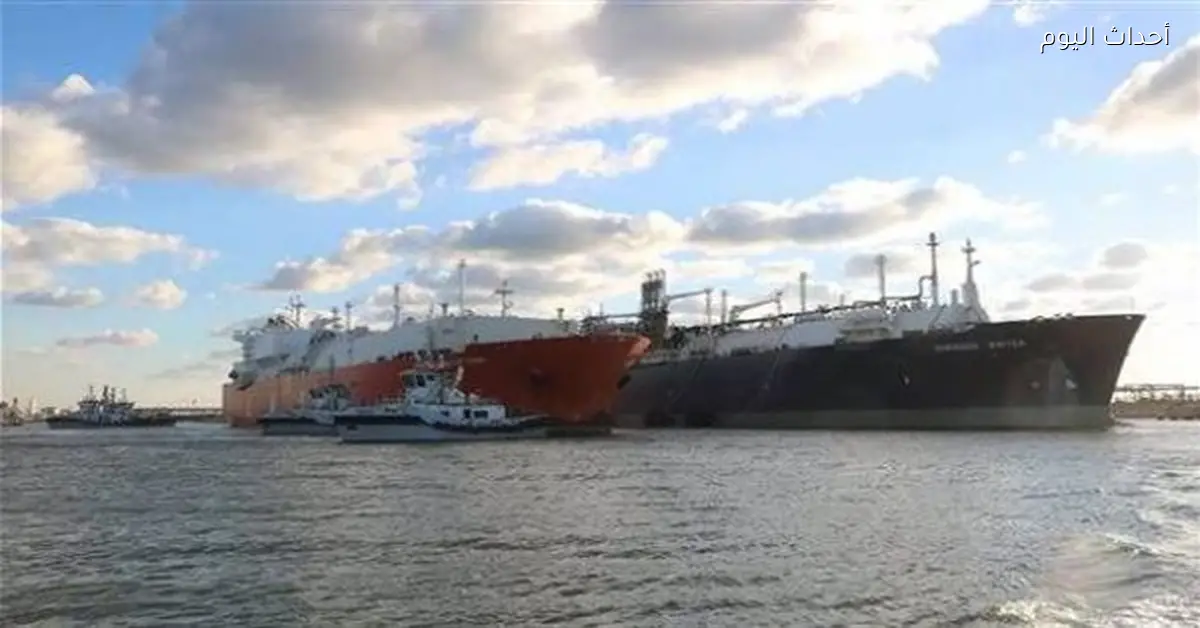 ميناء دمياط يستقبل ناقلة الغاز بحمولة 70 ألف طن