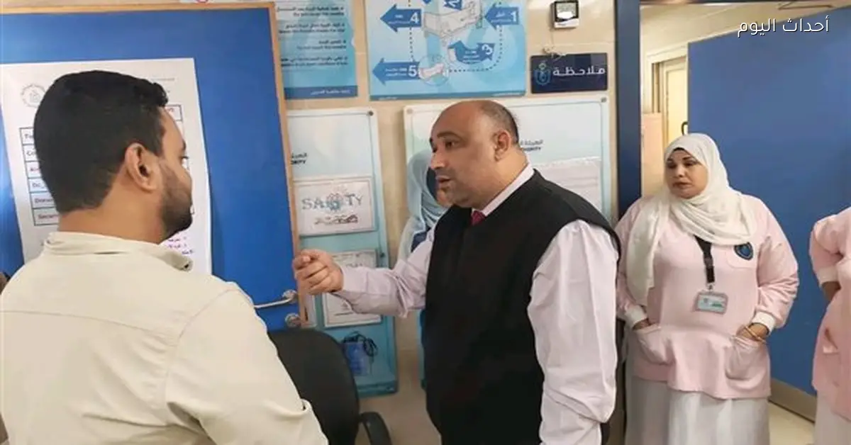 نائب مدير الرعاية الصحية بأسوان يواصل حملات المرور خلال العيد