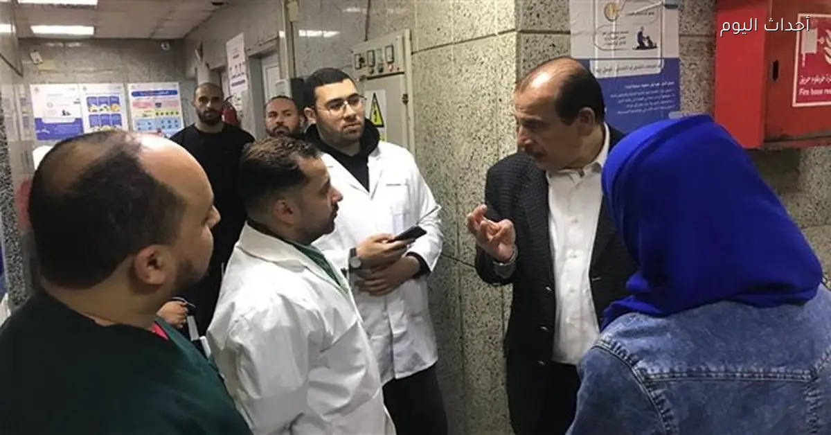 نائب وزير الصحة يزور مستشفيات منشية البكري والزاوية وسراي القبة