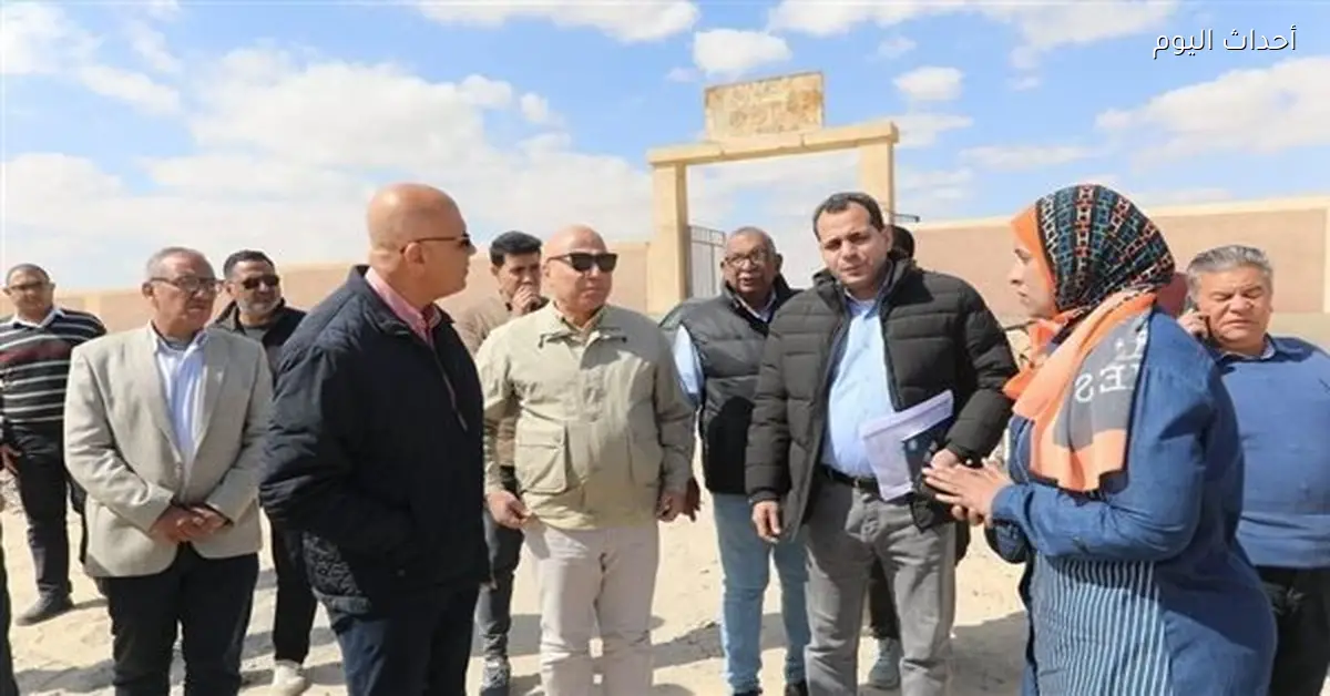 نائب وزيرة الإسكان يزور مشروعات مياه الشرب بالمنيا