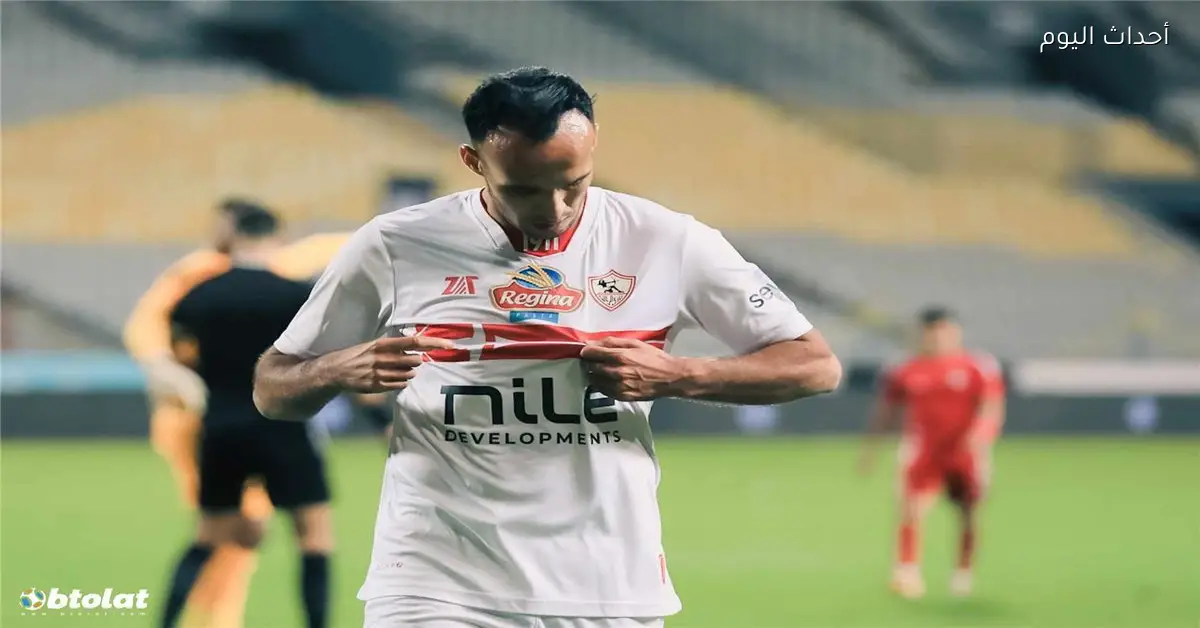 ناصر منسي يسجل هدف الزمالك الأول برأسية مميزة أمام الاتحاد