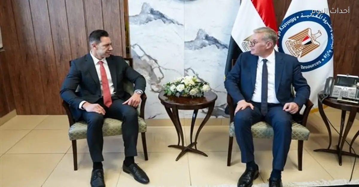 وزير البترول يبحث زيادة إنتاج الغاز بحقل دسوق مع هاربر إنرجي