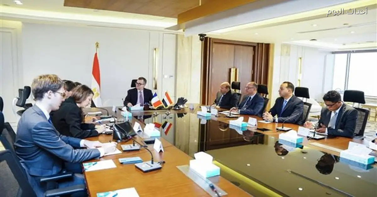 وزير التخطيط يناقش مع وفد فرنسي توسيع المبادرة الرئاسية حياة كريمة