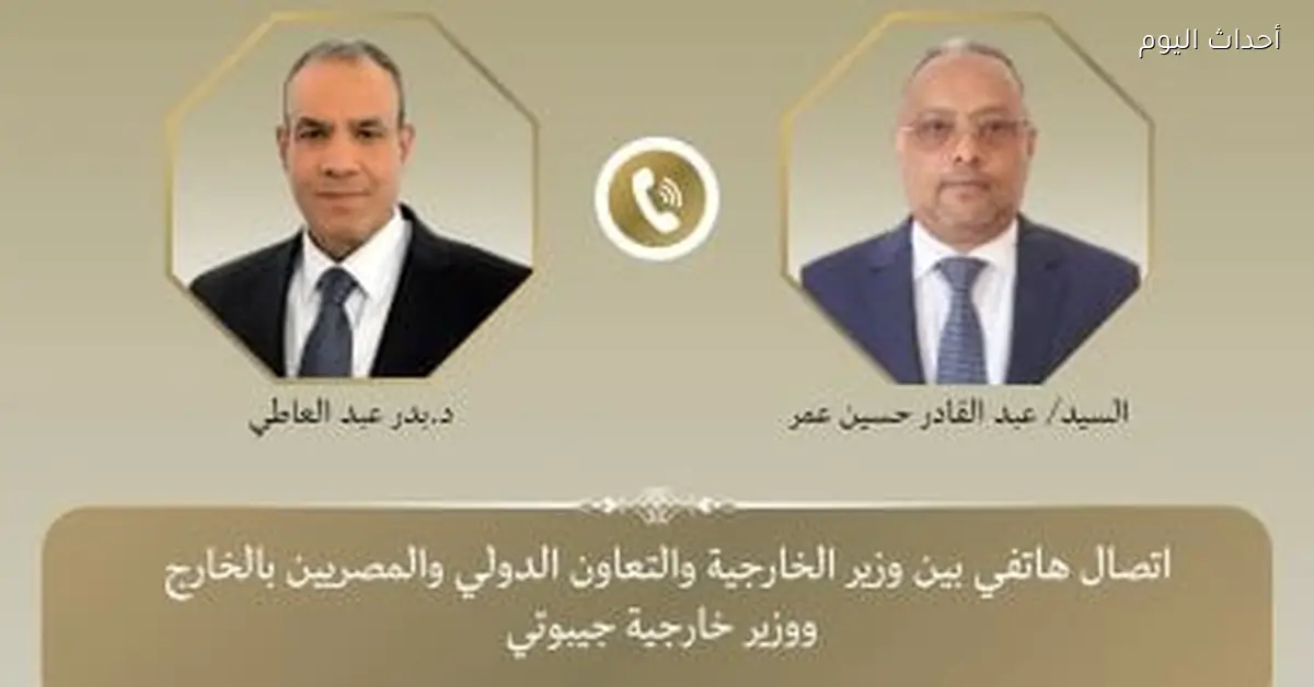 وزير الخارجية يناقش مع نظيره الجيبوتي تطورات القرن الأفريقي