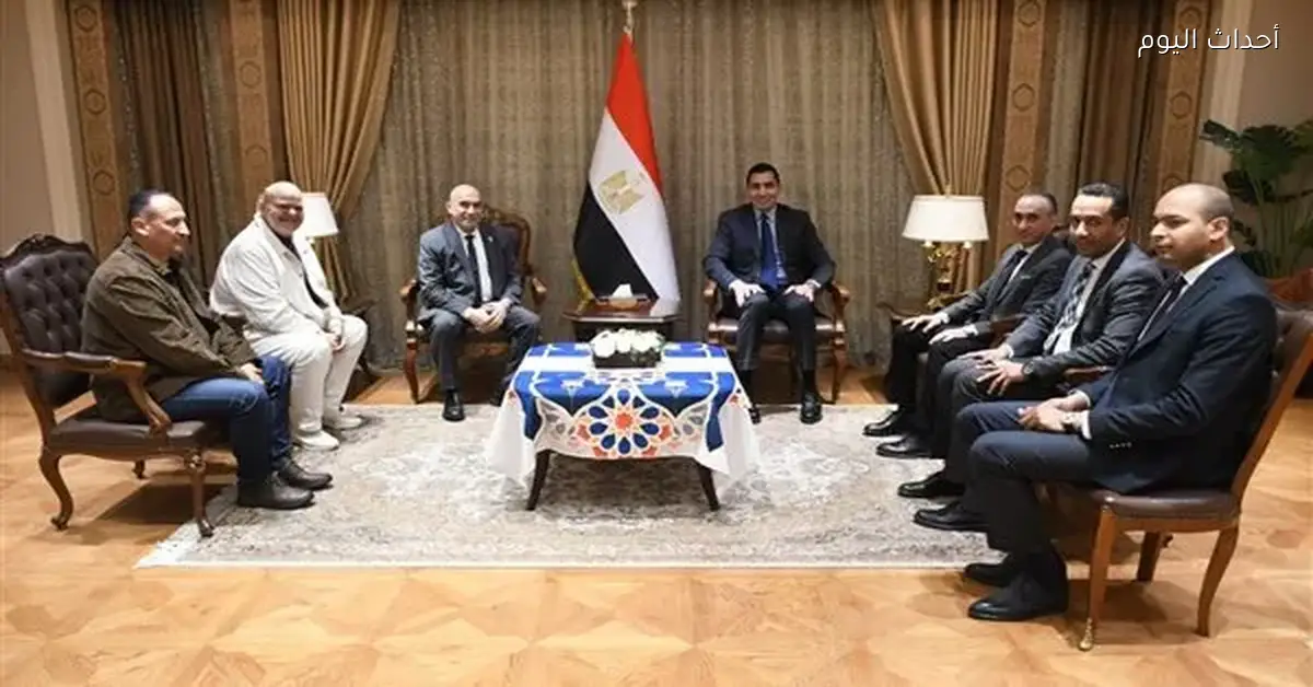 وزير الرياضة يستقبل مجلس إدارة اتحاد رفع الأثقال