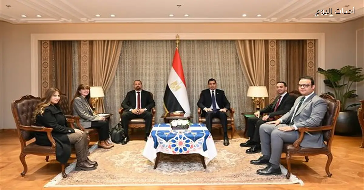وزير الشباب والرياضة يستقبل وفد منظمة التعاون الاقتصادي والتنمية