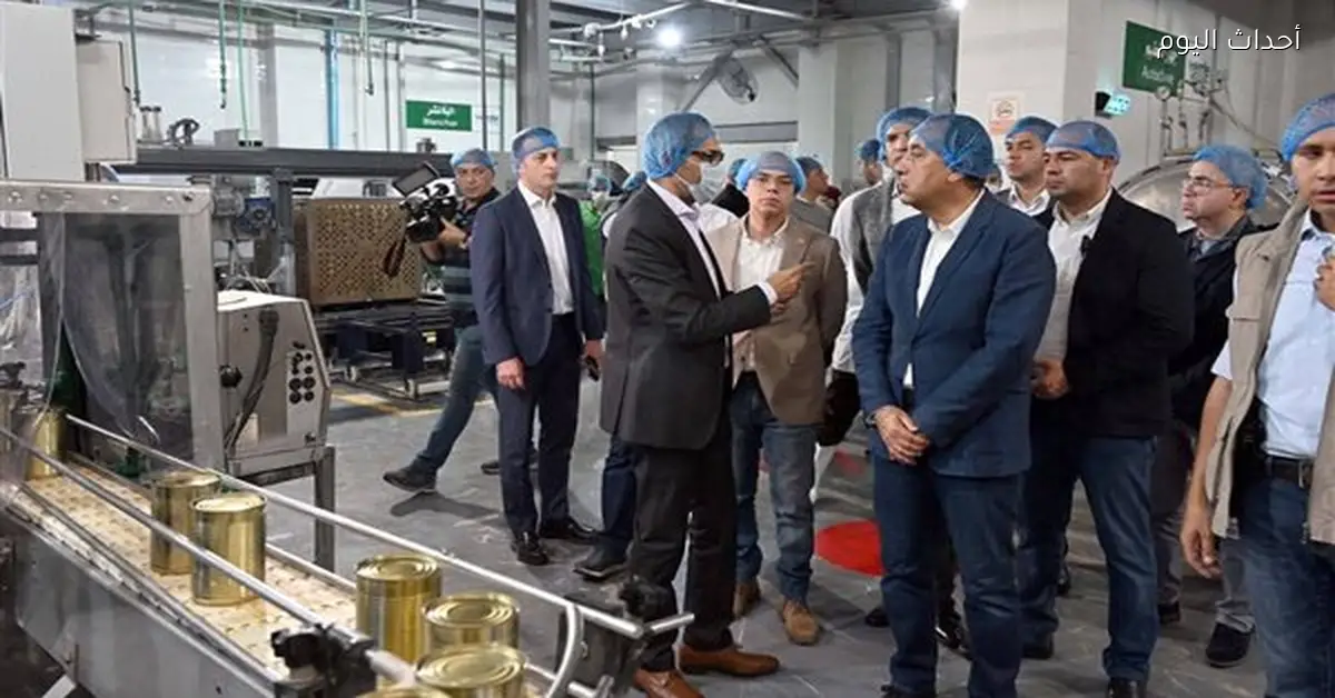 رئيس الوزراء يزور مصنع فيردي فودز في بنها لتعزيز الصناعة الغذائية