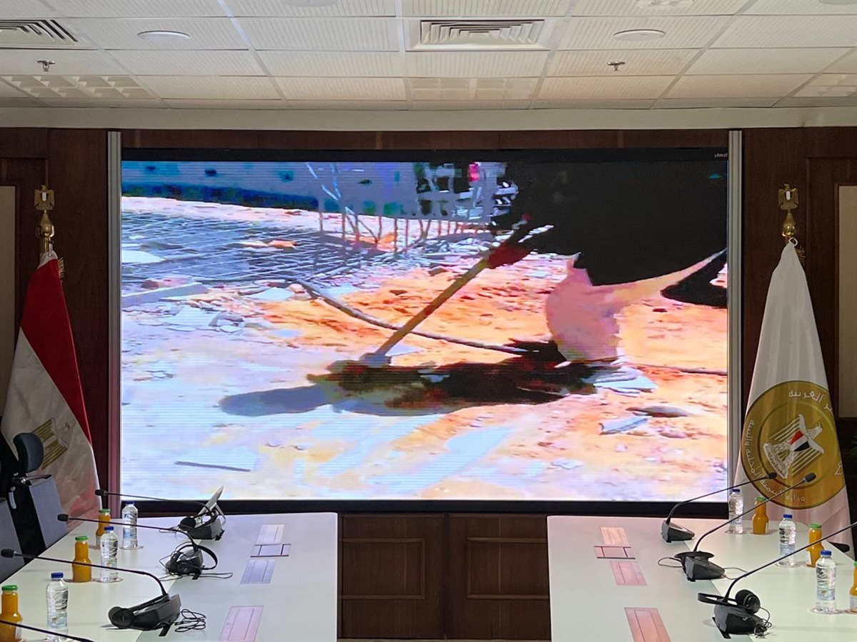 جانب من أعمال الإزالة