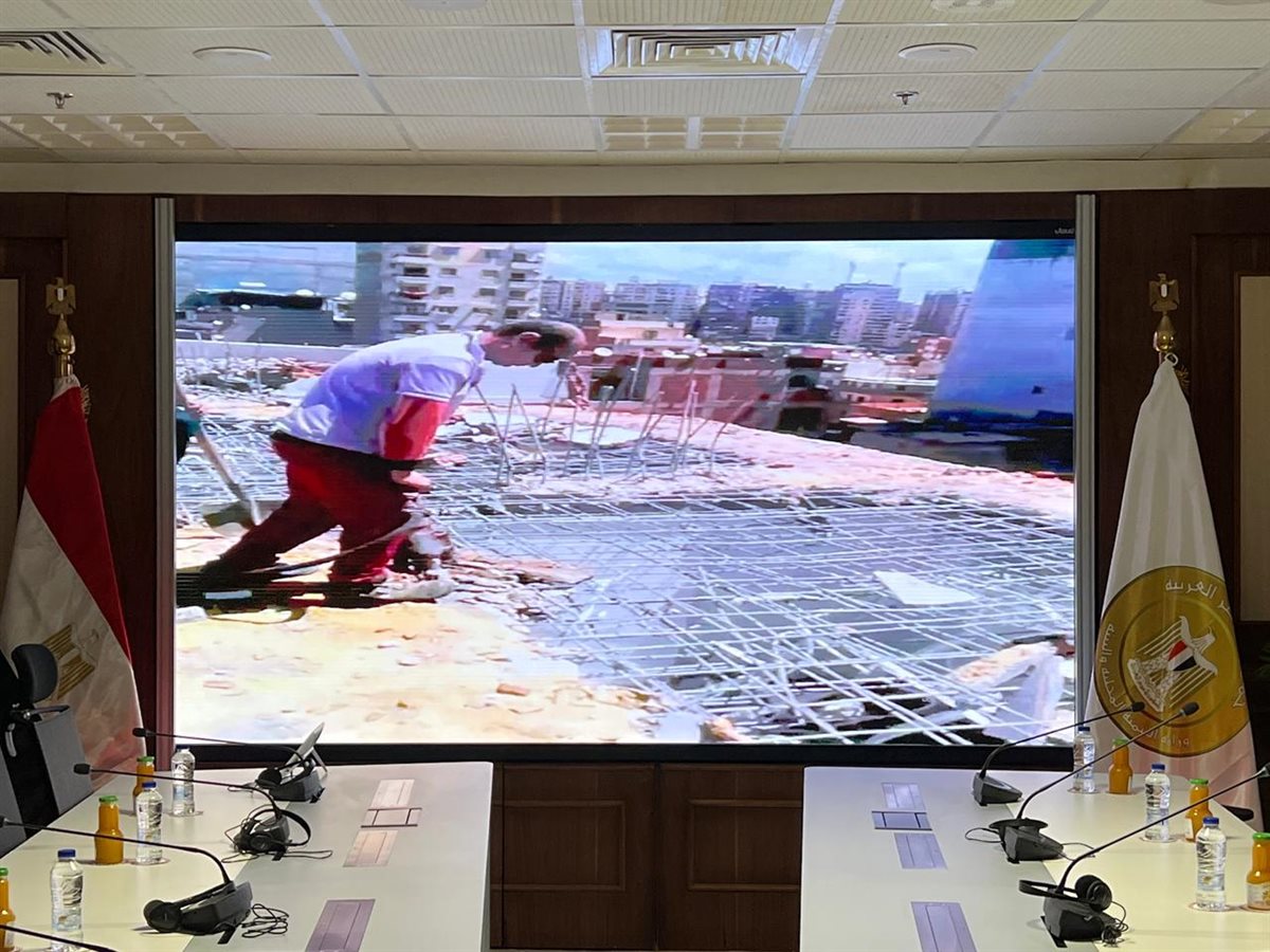 جانب من أعمال الإزالة