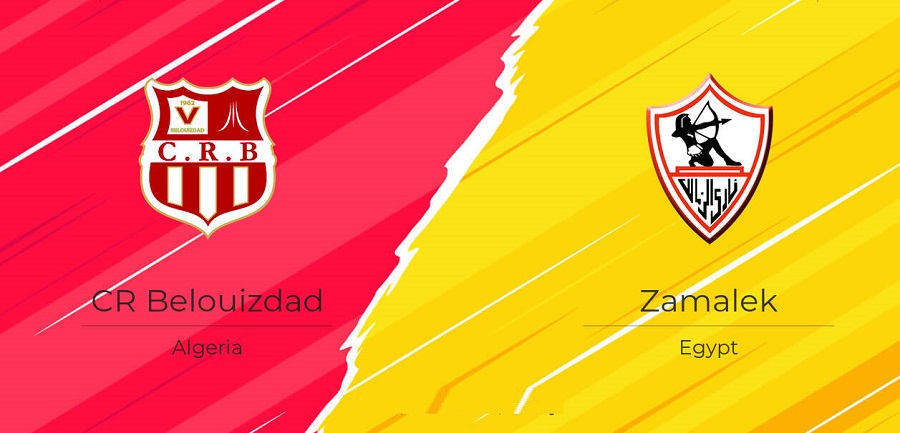 موعد مباراة الزمالك وشباب بلوزداد