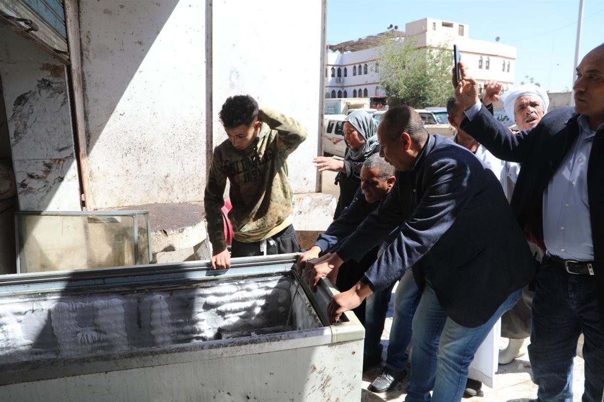 جانب من اللحوم المذبوحة خارج المجازر الرسمية