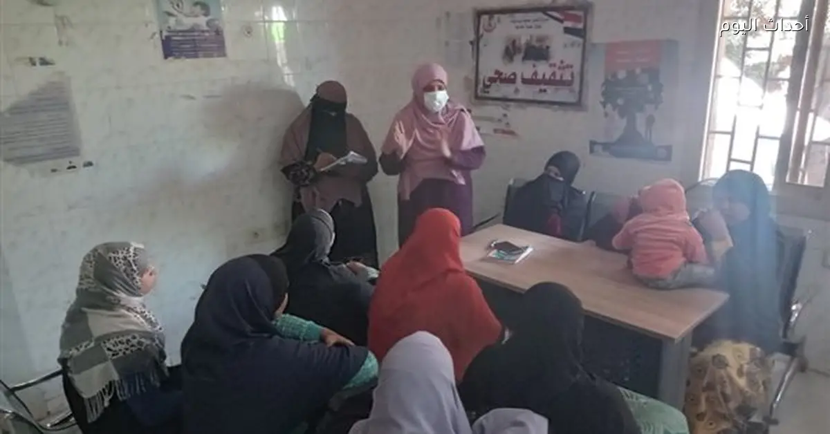 3300 خدمة طبية لقافلة حياة كريمة في سمسطا ببني سويف