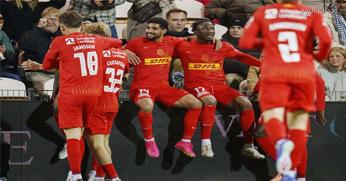 إبراهيم عادل نجم مباراة نورشيلاند وبروندبي يحصل على تكريم من صحيفة دنماركية ويقترب من كأس العالم