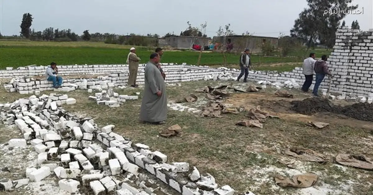 إزالة 72 حالة تعدي وتطهير 74 مسقى ومصرف