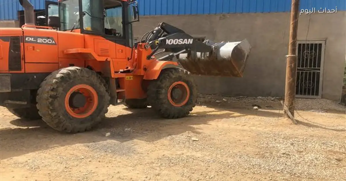 إزالة التعديات على أراضي الدولة في السويس