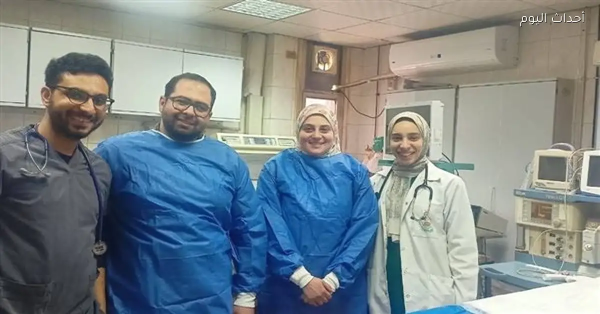 إنقاذ رضيع من ابتلاع 6 قطع مغناطيس في جامعة المنصورة