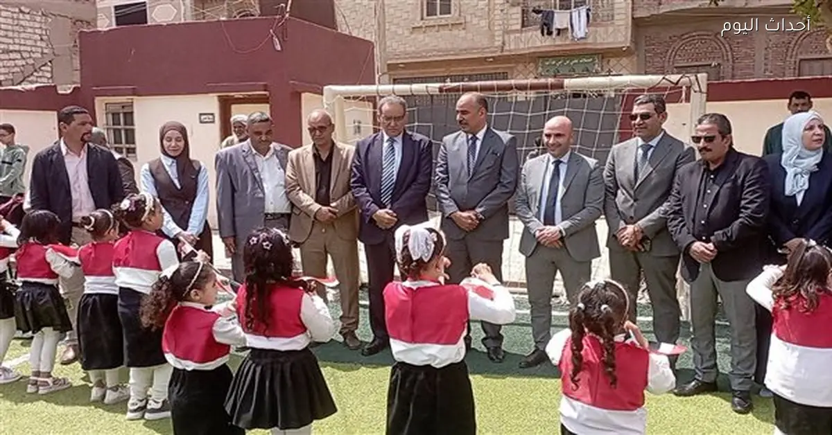 افتتاح مدرسة نزلة جنيدي بالميمون بتكلفة 1.7 مليون جنيه