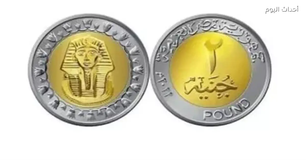 الحكومة تطلق عملة جديدة فئة 2 جنيه لدعم التداول