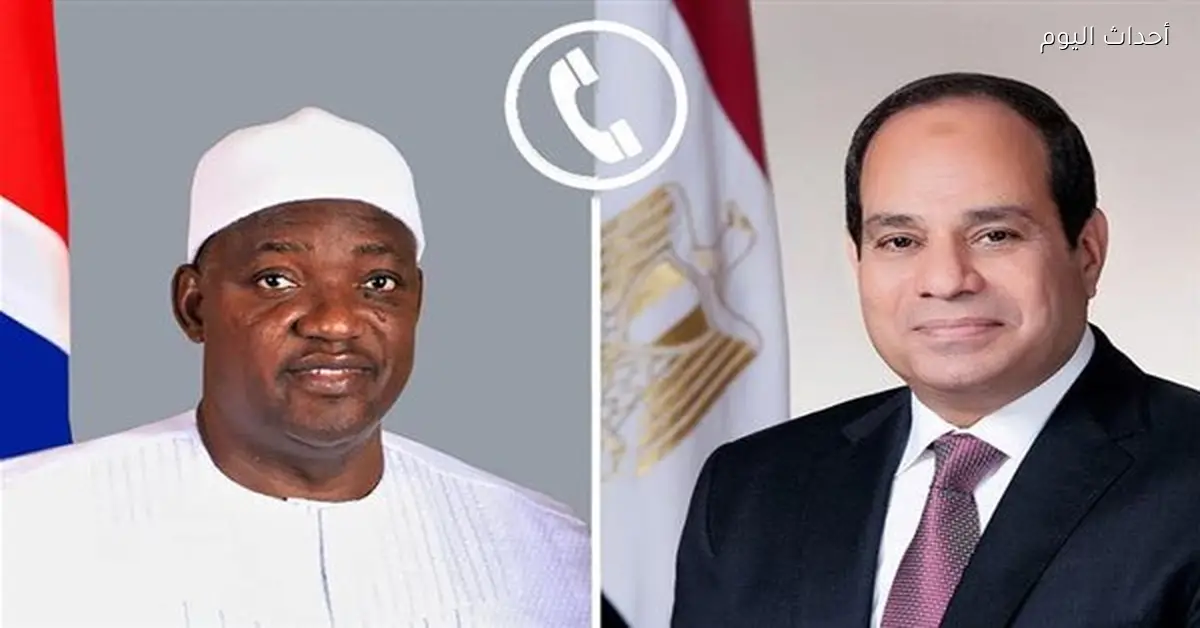 الرئيس السيسي يبحث تعزيز التعاون مع نظيره الجامبي