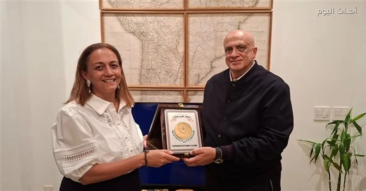 السفارة المصرية في البرازيل تكرم بعثة السلاح برئاسة طارق الحسيني