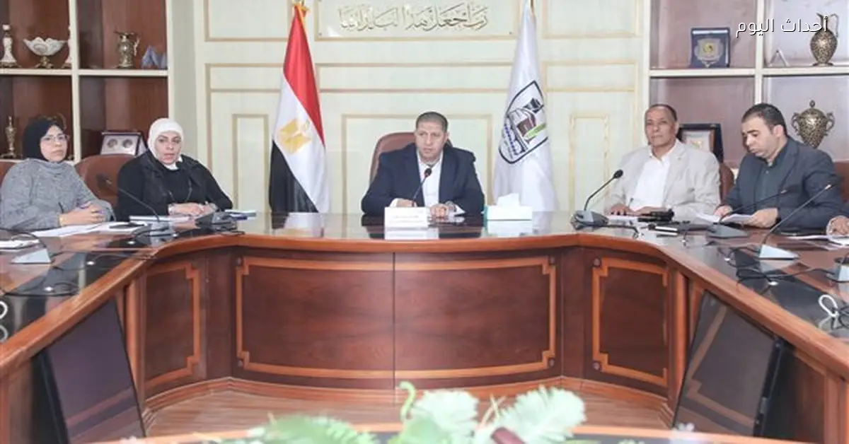 السكرتير العام في بنى سويف يناقش مستجدات التصالح والخطة الاستثمارية