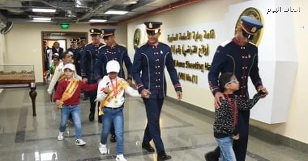 القوات المسلحة تحتفل مع أطفال مصر بيوم اليتيم