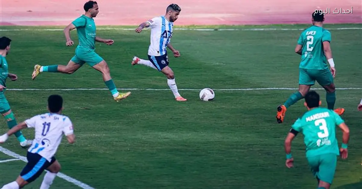 المصري البورسعيدي يسجل هدفه الأول في شباك بيراميدز