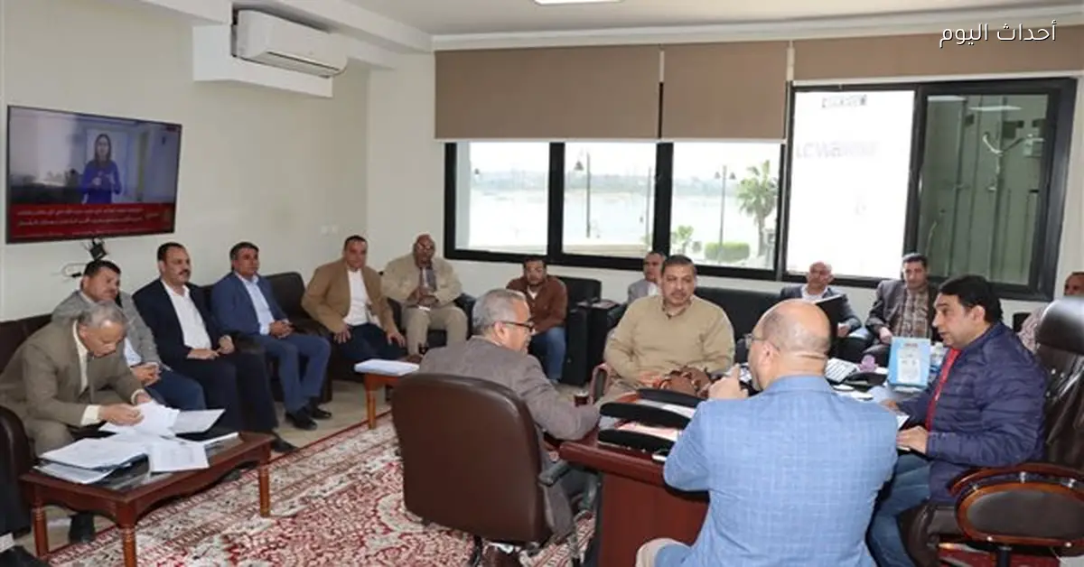 بحث ملفات أراضي السكك الحديدية في بني سويف لتنظيم العمل