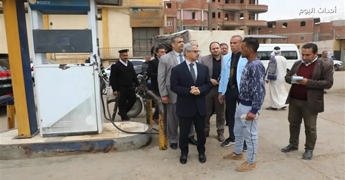 تحرير 14 مخالفة في المواد البترولية و198 لمخابز بني سويف