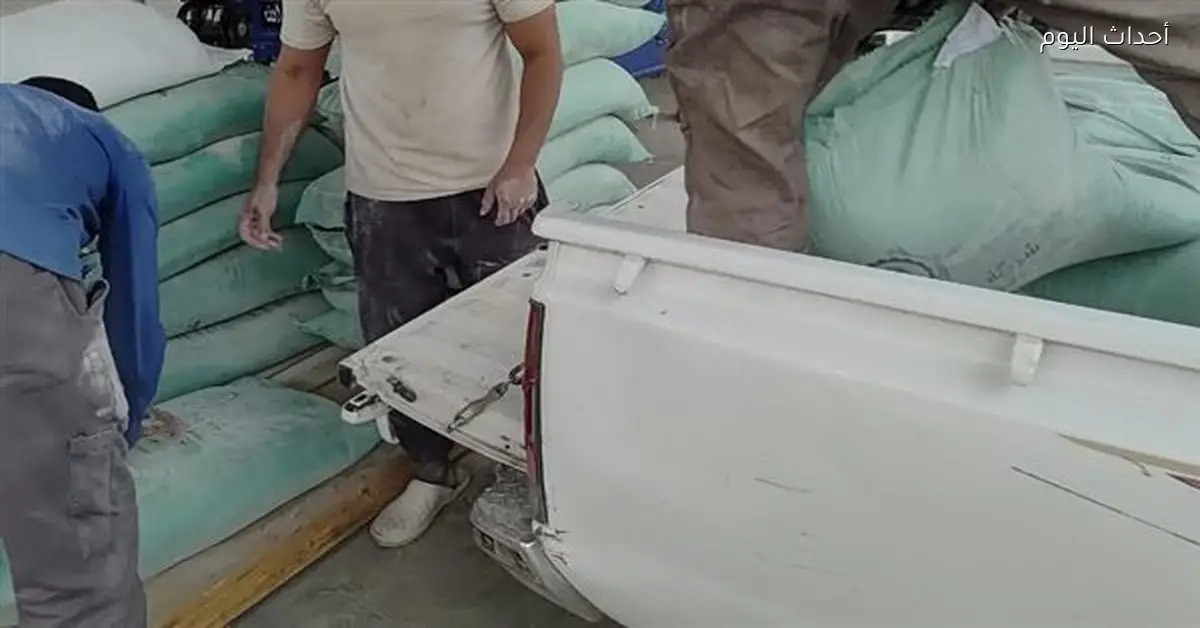 تموين الأقصر يضبط دقيق مدعم قبل وصوله للسوق السوداء