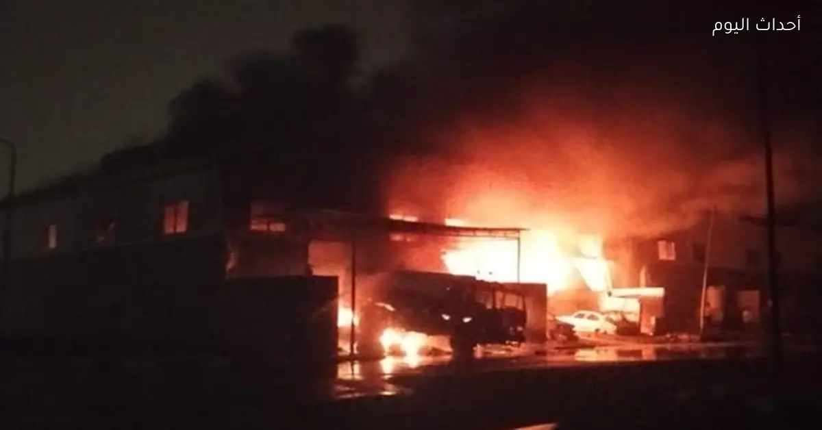 حريق في مصنع زيوت بالمدينة الصناعية بنجع حمادي