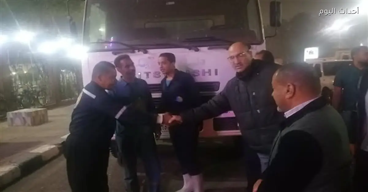 سكرتير قنا يتفقد جاهزية معدات التدخل السريع