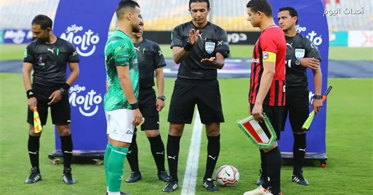طارق مجدي يقود مباراة المصري وبيراميدز في الدوري المصري