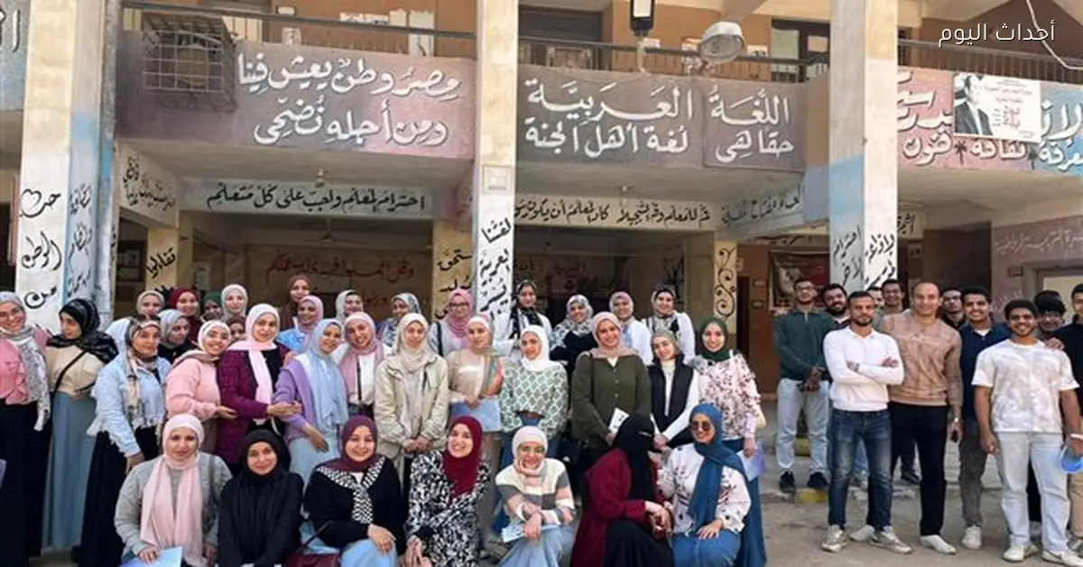 طلاب طب بني سويف يزورون المدارس لنشر الوعي الصحي