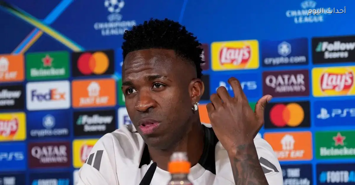 فينيسيوس يتحدث عن تجربته مع ألونسو قبل مباراة بايرن ميونخ