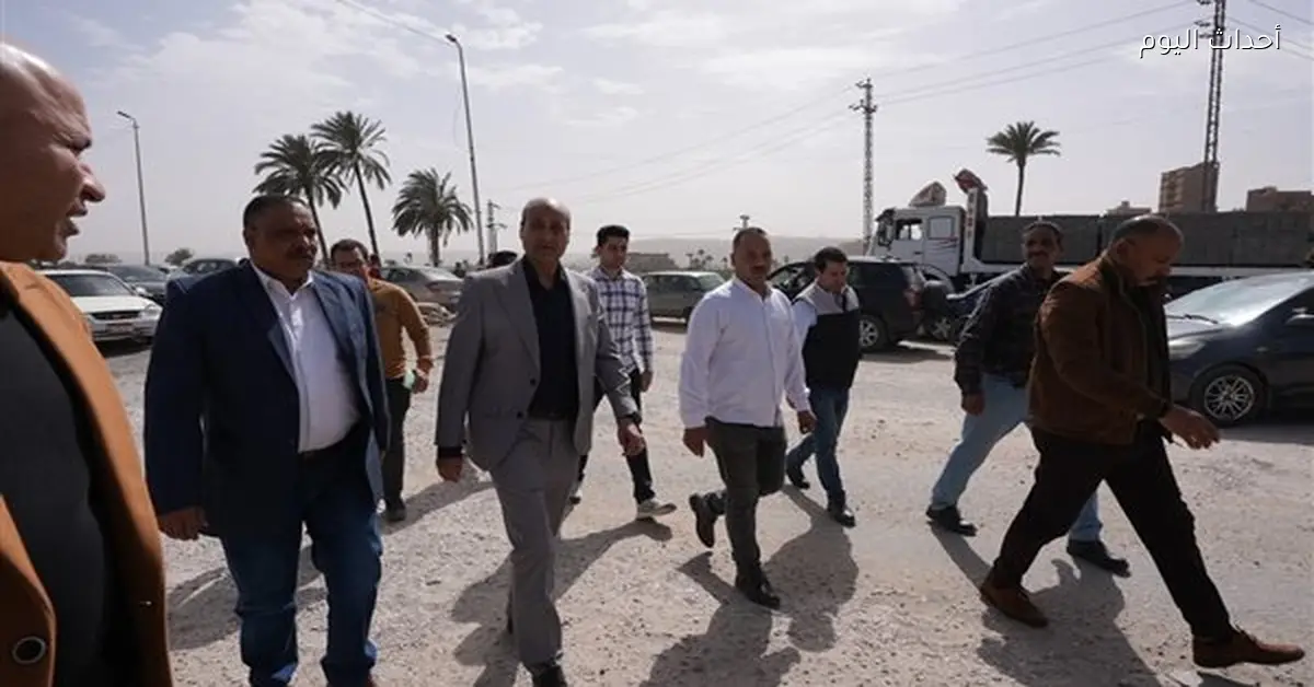 محافظ أسيوط يتفقد تحسينات مزلقان المعلمين