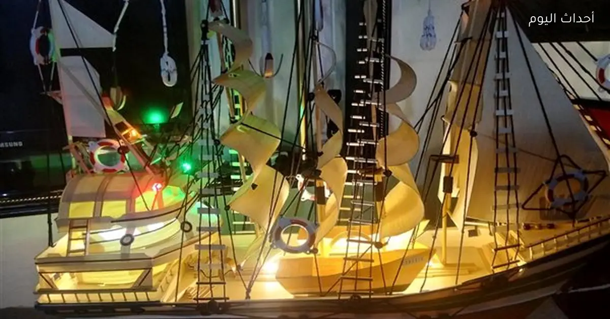 محمد دياب يؤسس متحفاً بحرياً مصغراً في السويس