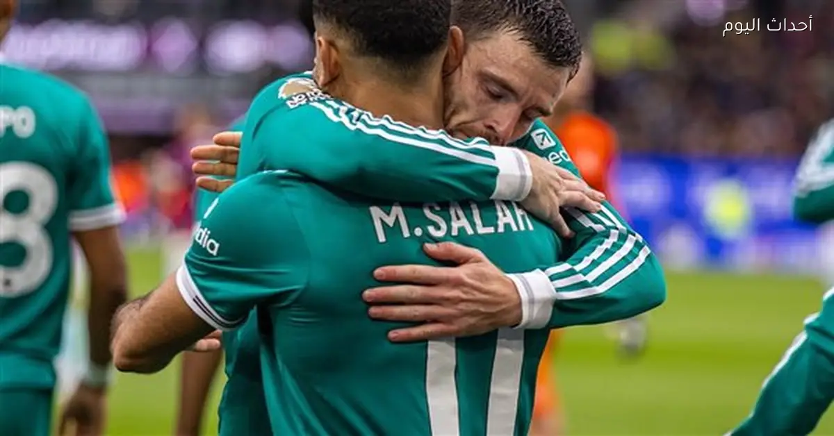 محمد صلاح يوجه رسالة وداع لروبرتسون قبل مغادرته ليفربول