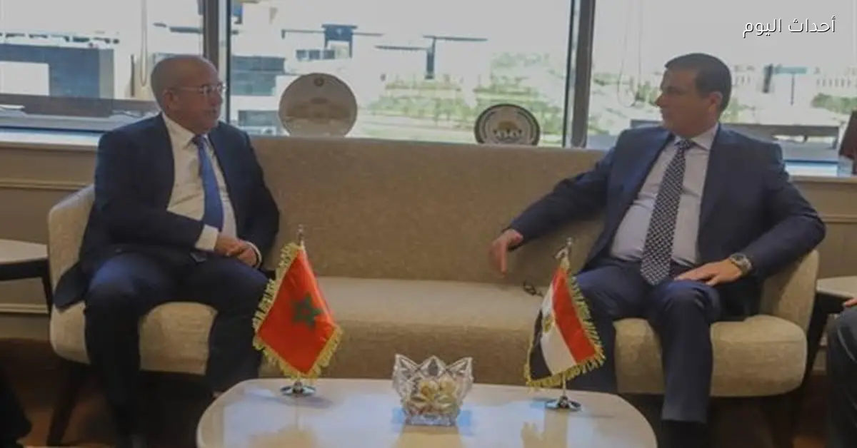 وزير الزراعة يلتقي نظيره المغربي لبحث التعاون الزراعي