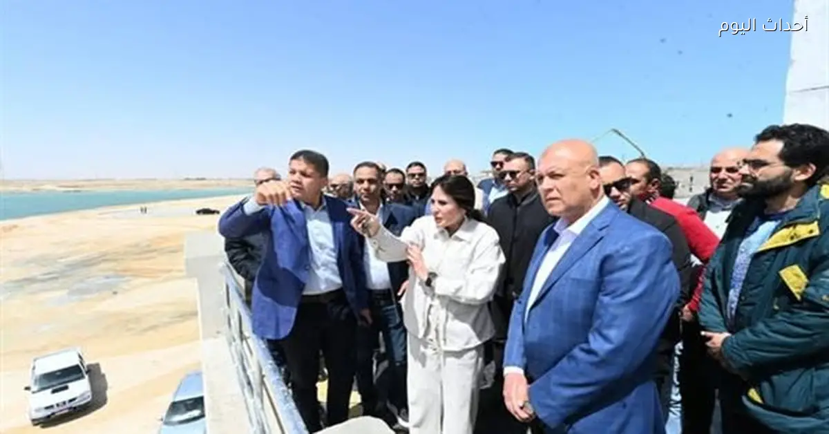 وزيرة الإسكان تتابع مشروعات نيو مارينا بالعلمين